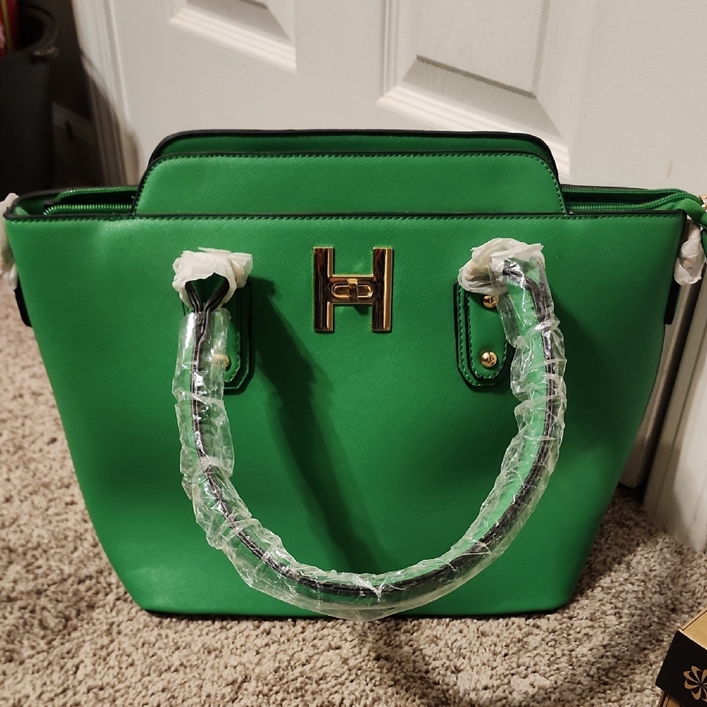 Green Women's Tote Handbag